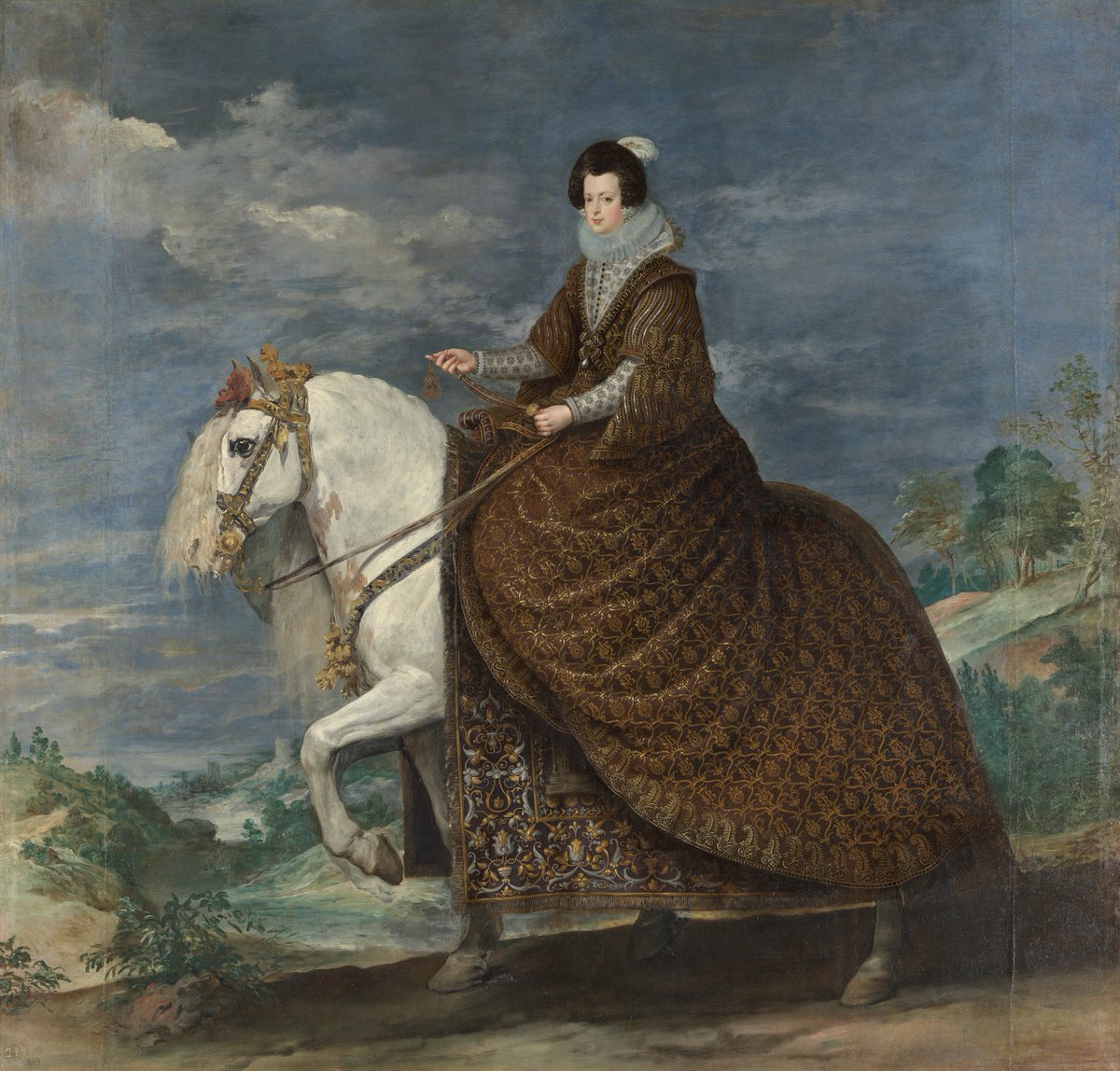 El retrato velazqueño de Isabel de Borbón a caballo regresa a la sala 12 de <a href="/museodelprado/">Museo del Prado</a> tras su restauración.

La eliminación de suciedad y de las alteraciones de barnices permite contemplar el brillo original de sus tonos: tinyurl.com/3224e7m8