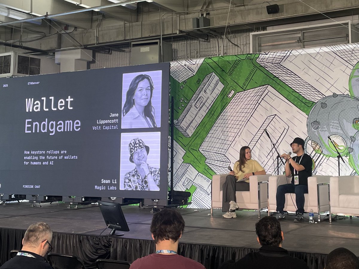 Fun little fireside with <a href="/_seanli/">sean.eth</a> <a href="/magic_labs/">Magic Labs</a> today!