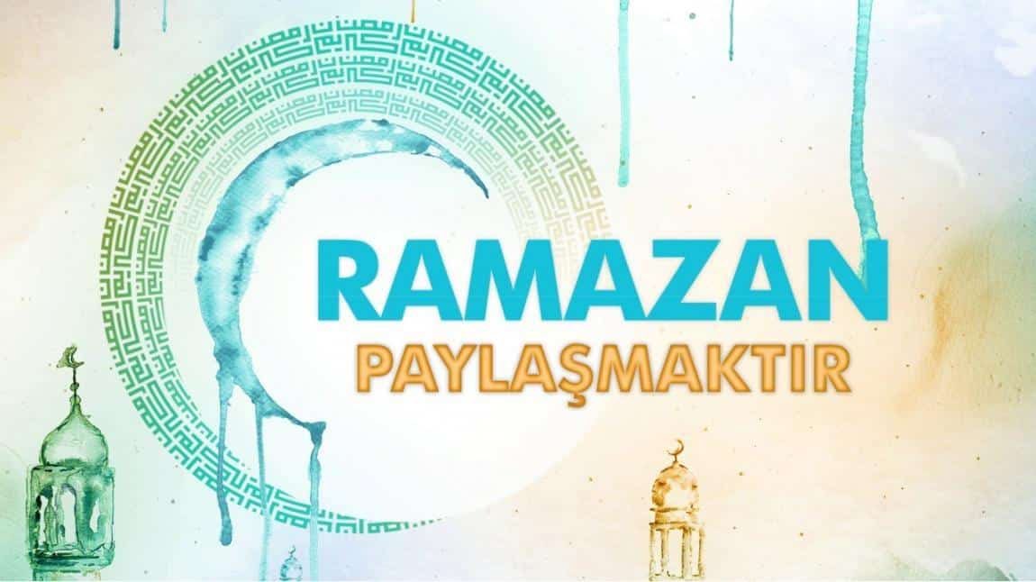 Dayanışma ve paylaşma bizden, rahmet ve bereket Yüce Allah’tan.

#HayırlıRamazanlar