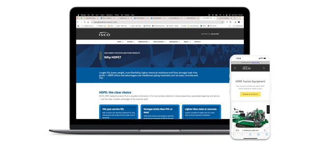 Our website has a new look! Find all the resources you need to support your HDPE piping projects in our technical hub. Project related blogs, field reports, podcasts, informative webinars, and videos, simplify your quest for knowledge. Visit hubs.la/Q038Pjsm0