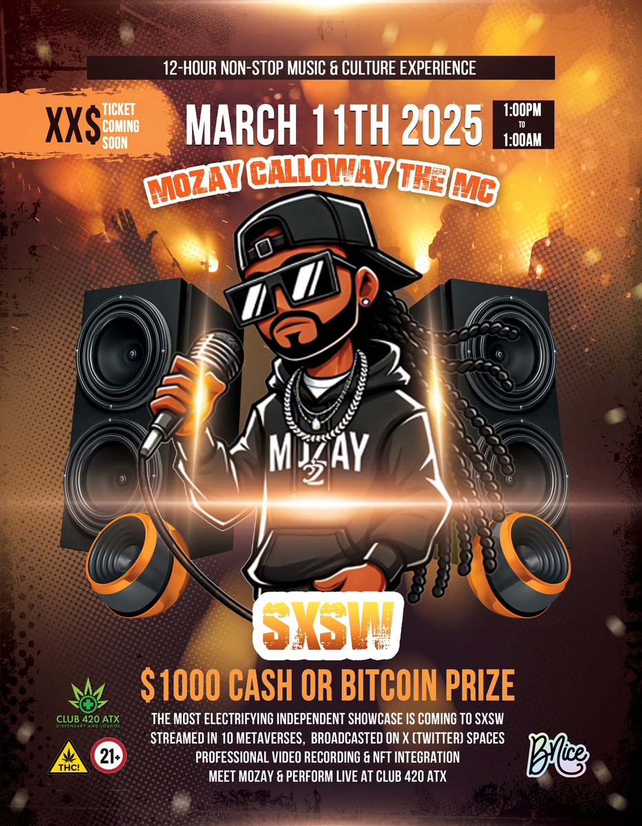 Join us March 11th at SXSW in Austin, TX hosted by <a href="/CeoMozay/">MOZAY</a>
