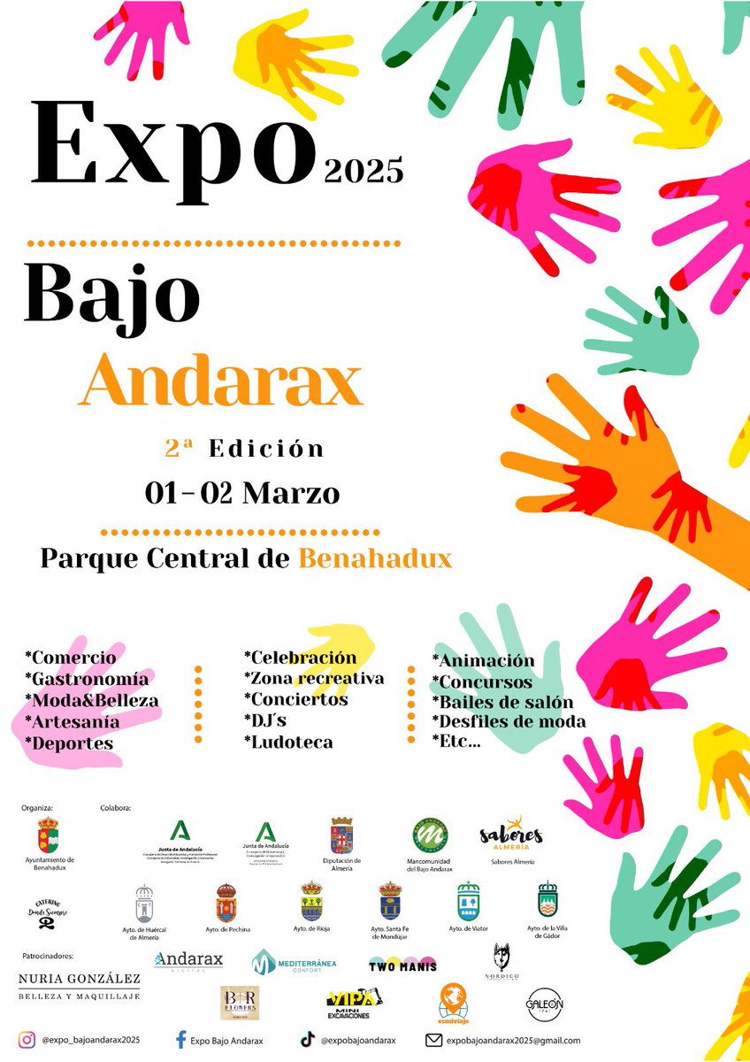 Mañana estaremos en Benahadux en el II Expo Bajo Andarax con un montón de cosicas chulas de nuestra nueva marca Make &amp; Play. No os podéis perder la segunda edición de este eventazo!!!

#expobajoandarax #eventos2025 #somosarcadebits