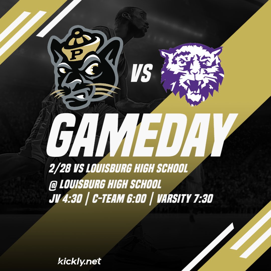 Game Day #20!!! 

The Panthers travel to Louisburg to take on the Wildcats for their regular season finale tonight! Hope everyone can make the trip down 68 highway to support the Panthers!

If not, here is a link to stream the game:

youtube.com/watch?v=ZUZARG…