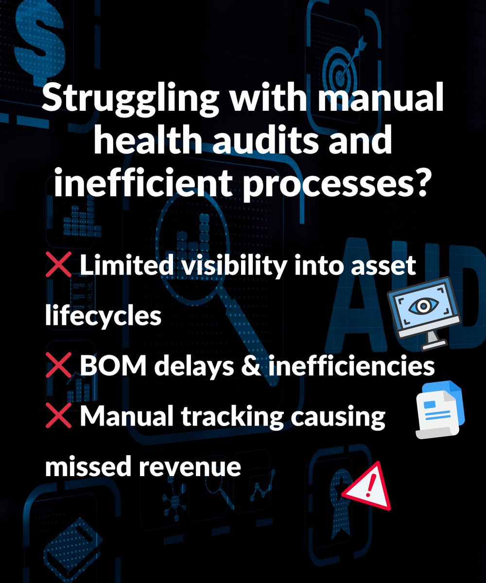 entytle's tweet photo. Struggling with inefficient, manual health audits? There’s a better way.

Join us on March 6 at 12 PM ET to learn how leading OEMs are leveraging digital tools.

Don’t wait—secure your spot now!

#OEMs #InstalledBase #Efficiency #Webinar https://t.co/LsT2Gj2LyU