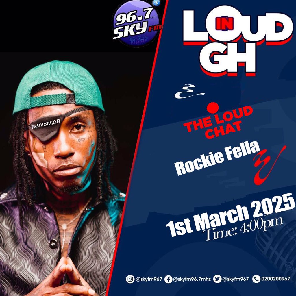 skyfm967's tweet photo. Tune in at 4PM tomorrow as @prymking and the whole crew bring you the latest entertainment update and spicy titbits
Don’t miss out
#SkyFM967
#LoudInGH
We have a full house tomorrow
Joining us in the studios will be ;
@KwabenaMoe
@kushkeef66 @rockie_fella . https://t.co/3mx4Pk5nbI