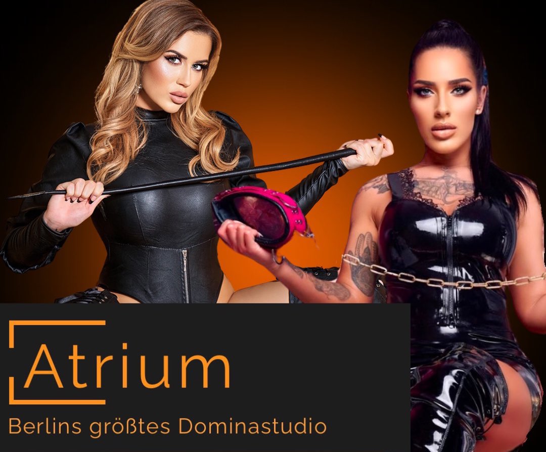 FpLadyjenna's tweet photo. ATTENTION ‼️BERLIN ‼️
*Exciting Domination* by the two most
Outstanding Goddesses 👑👑
🔥 Lady Jenna Rose @LadyJenna___
🔥 Lady Vivien Violet @LadyVivien_
DON’T MISS this opportunity!!
10.-12.03 #bdsm #kinky #doublefun
@AtriumBerlin
Bookings:
💌info@ladyjennarose.de
😈😈 https://t.co/JARjvKT2Hf