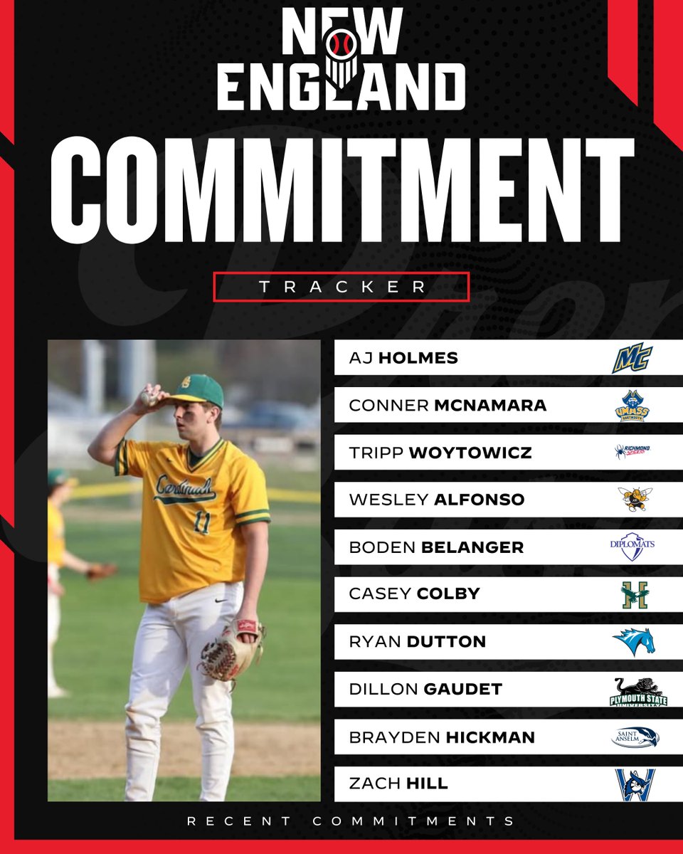 𝐂𝐨𝐦𝐦𝐢𝐭𝐦𝐞𝐧𝐭 𝐓𝐫𝐚𝐜𝐤𝐞𝐫

🙌 Congrats to the recent commits from New England‼️

📝 2025 Showcase Schedule:
🔗 loom.ly/IYiD9YM

#BeSeen