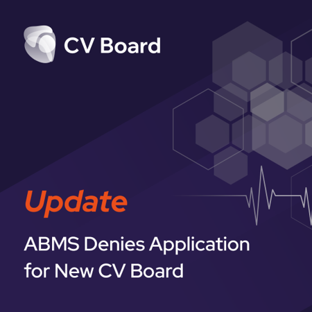 While <a href="/ABMSCert/">ABMS</a>’s decision denying the creation of the new ABCVM is a major setback, we remain committed to supporting the needs of CV clinicians to demonstrate continued clinical competency and lifelong learning. 

Read more on the decision ➡️ ow.ly/TmtJ50V8AZB