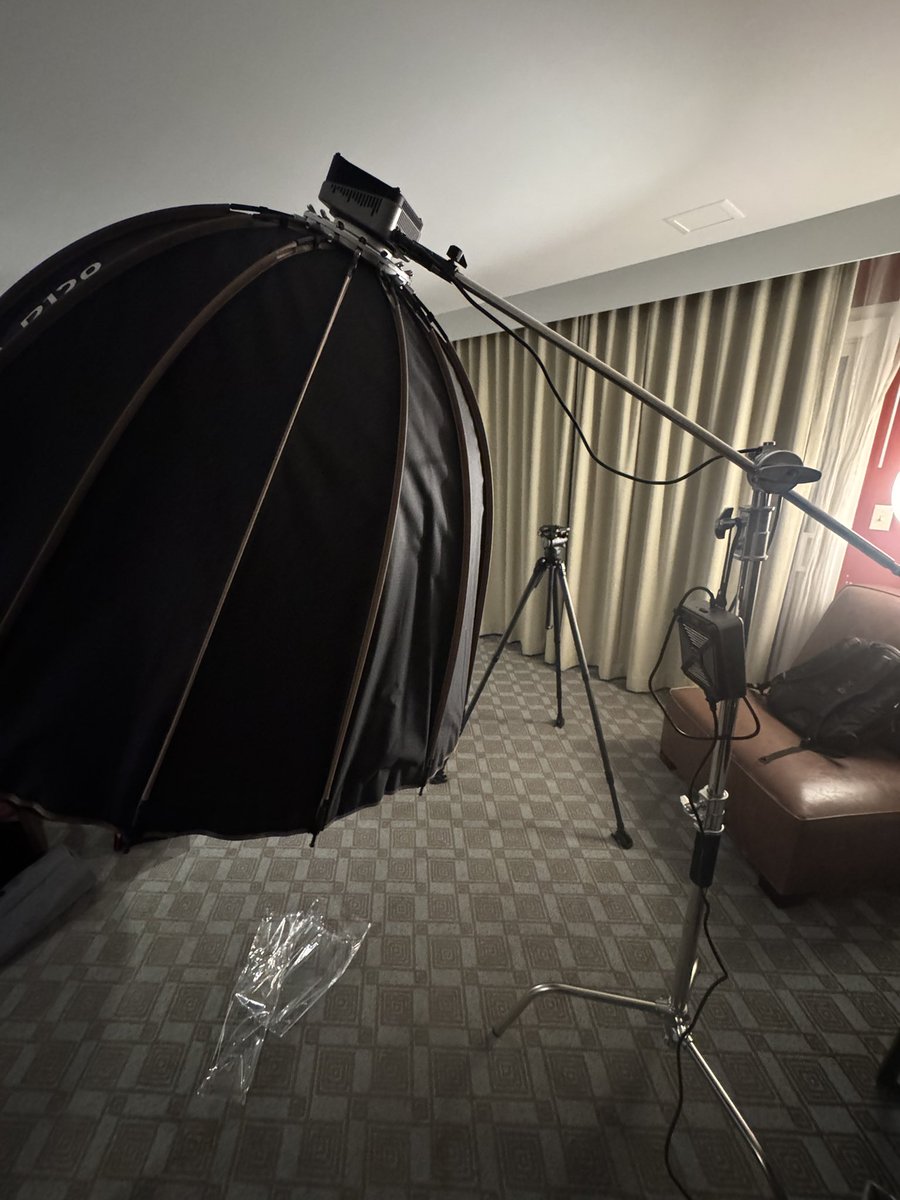 KevinBlancoZ's tweet image. This is how the hotel room of a DevRel Relations/Video Producer looks like at 1:00am. 

Camera Rigs, Lights setup, Audio Testing, etc. getting ready to produce the following day! 

LOVE MY JOB!! 

#devrel #developerrelations #developeradvocate #videofordevrel #developermarketing