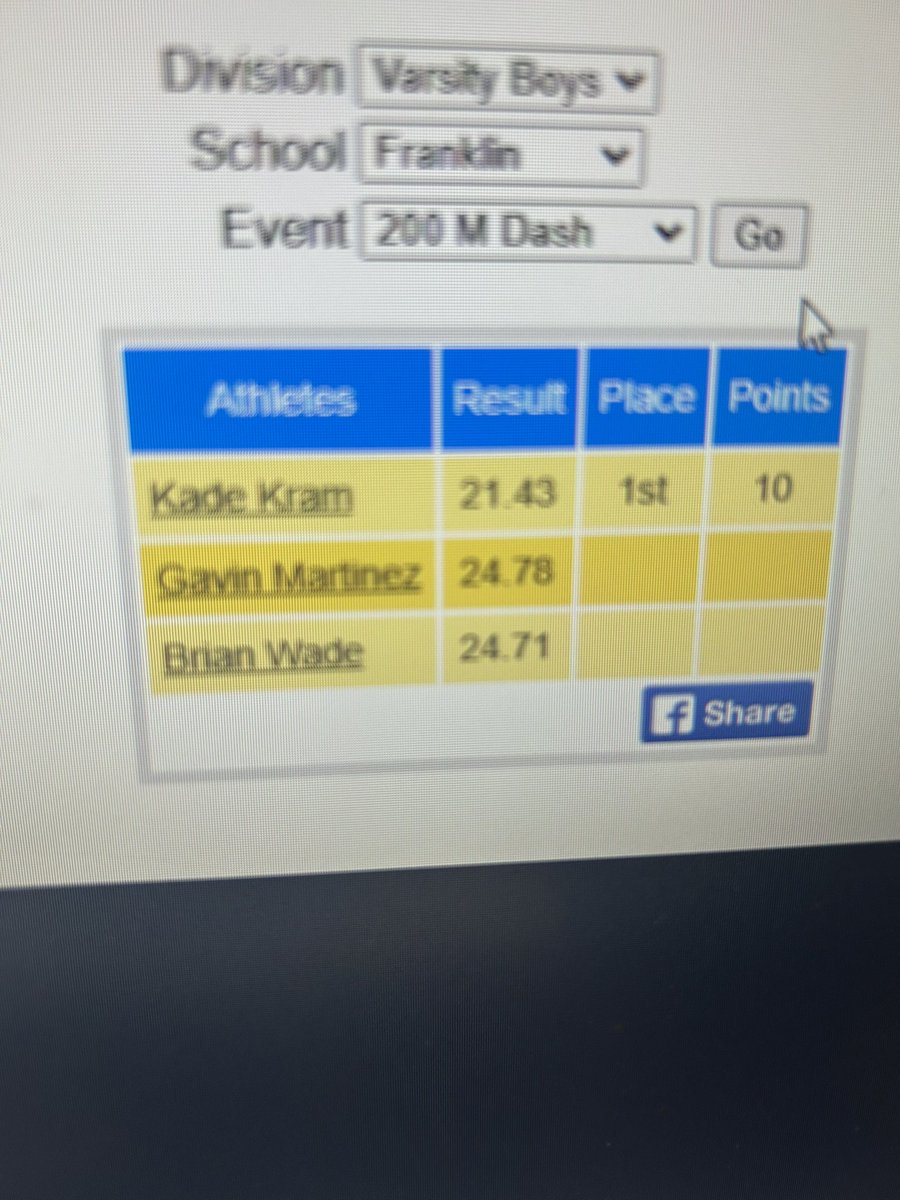 🚨This guy <a href="/KramKade/">Kade Kram ✞</a> broke the school record last night in the 200 🔥🔥