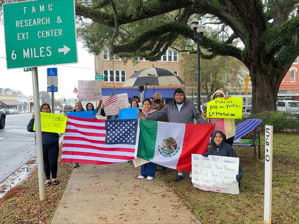 On Monday, February 24th, FWAF staff traveled to Quincy in North Florida to march in solidarity with our colleagues, members and allies in support of farmworkers and immigrants in our state and around the country.