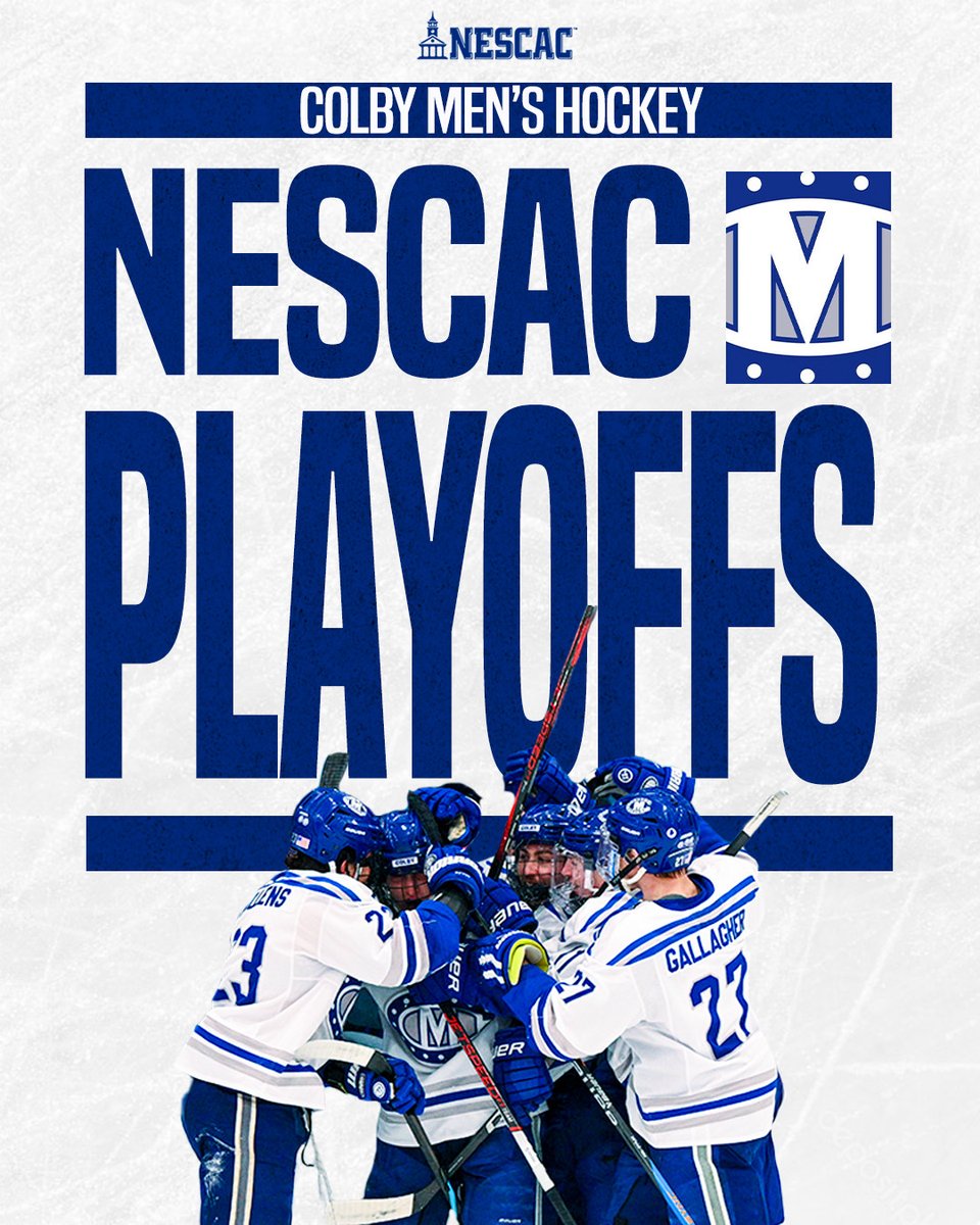 NESCAC Quarterfinals are tomorrow‼️ Home, 4:30, vs. Amherst. Let's ride 🚨
