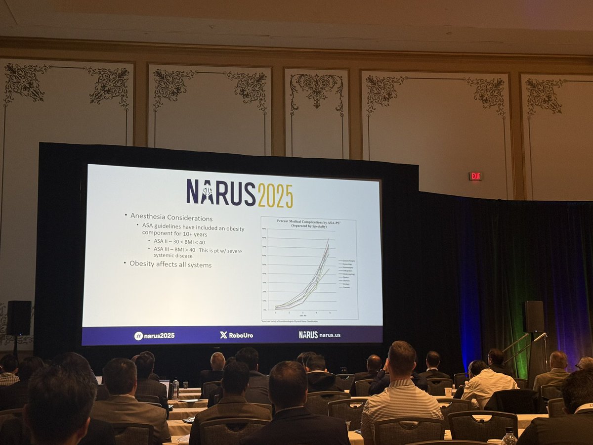 Jennifer Linehan, MD (@dr_jen_linehan) on Twitter photo Donβt worry. Be happy. Even surgery in bigger patients can go well. Excellent tips <a href="/UABUroOnc/">Jeff Nix</a> <a href="/RoboUro/">North American Robotic Urology Society | NARUS</a> #NARUS2025
1. Trendelberg is your friend
2. Work with Anesthesia to optimize breaths
3. Take your time - just might take you a little longer to move thru the tissue Donβt worry. Be happy. Even surgery in bigger patients can go well. Excellent tips <a href="/UABUroOnc/">Jeff Nix</a> <a href="/RoboUro/">North American Robotic Urology Society | NARUS</a> #NARUS2025
1. Trendelberg is your friend
2. Work with Anesthesia to optimize breaths
3. Take your time - just might take you a little longer to move thru the tissue