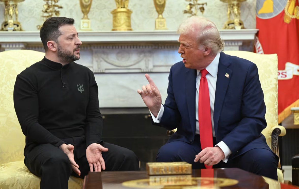 Hands up if you’re outraged by the #sickfuck in the oval office and applaud and support Volodymyr Zelenskyy for not backing down to a goddamn bully…..✋✋🇺🇦🇺🇦🇺🇦

#SlavaUkraïni