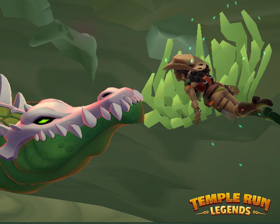 TempleRunLegend's tweet photo. Down in the bayou, we don’t run from danger—we run straight through it! Are you brave 'nuff to keep up with the best gator hunter on this side of the bayou?

#TempleRunLegends #CaptainLafitte #GatorHunter https://t.co/WRTtczHL4v