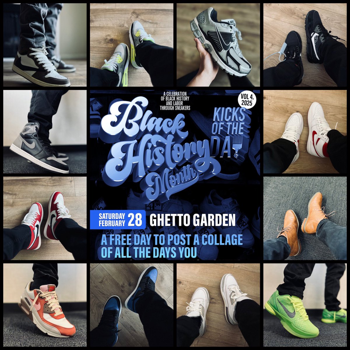 jayguidos's tweet image. Final day of #BHMKOTD25 🌸

Giving @JerLisa_Nicole her 💐 today for creating space for us to immerse ourselves in history &amp;amp; honor THE CULTURE that paved the way👟 

Grateful for the grace as I missed plenty of days 😢 but the connections made it worth it💚

Happy #FIREFRIDAYS 🔥