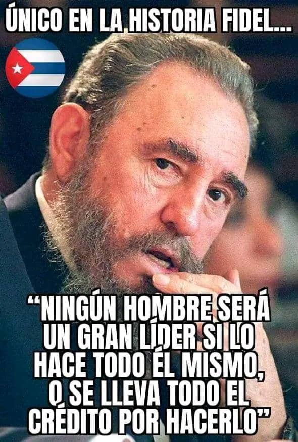 CubaMicons's tweet photo. La colaboración y el trabajo en equipo son esenciales para llevar a cabo una visión y logro de objetivos.
#FidelEsFidel https://t.co/XPXCSHtt2P