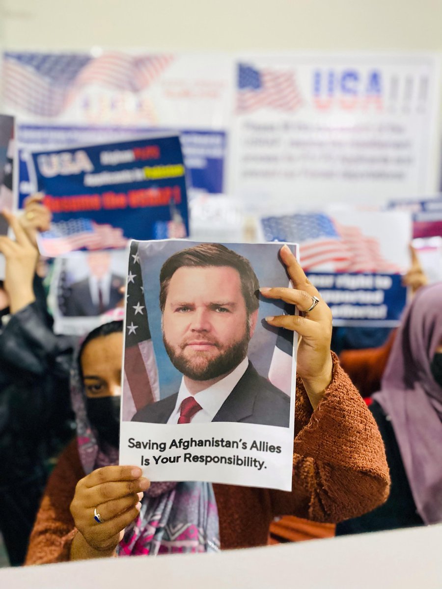 Pakistan’s new deportation push risks Afghan Allies with pending US resettlement cases—denying them the chance to complete processing and travel safely. <a href="/realDonaldTrump/">Donald J. Trump</a>, grant an urgent USRAP exception for our wartime allies. #Save_Afghan_Allies_P1P2 
<a href="/POTUS/">President Donald J. Trump</a> 
<a href="/SecRubio/">Secretary Marco Rubio</a> <a href="/VP/">Vice President JD Vance</a> <a href="/seCn/">jesUz malDonaD0 josE</a>