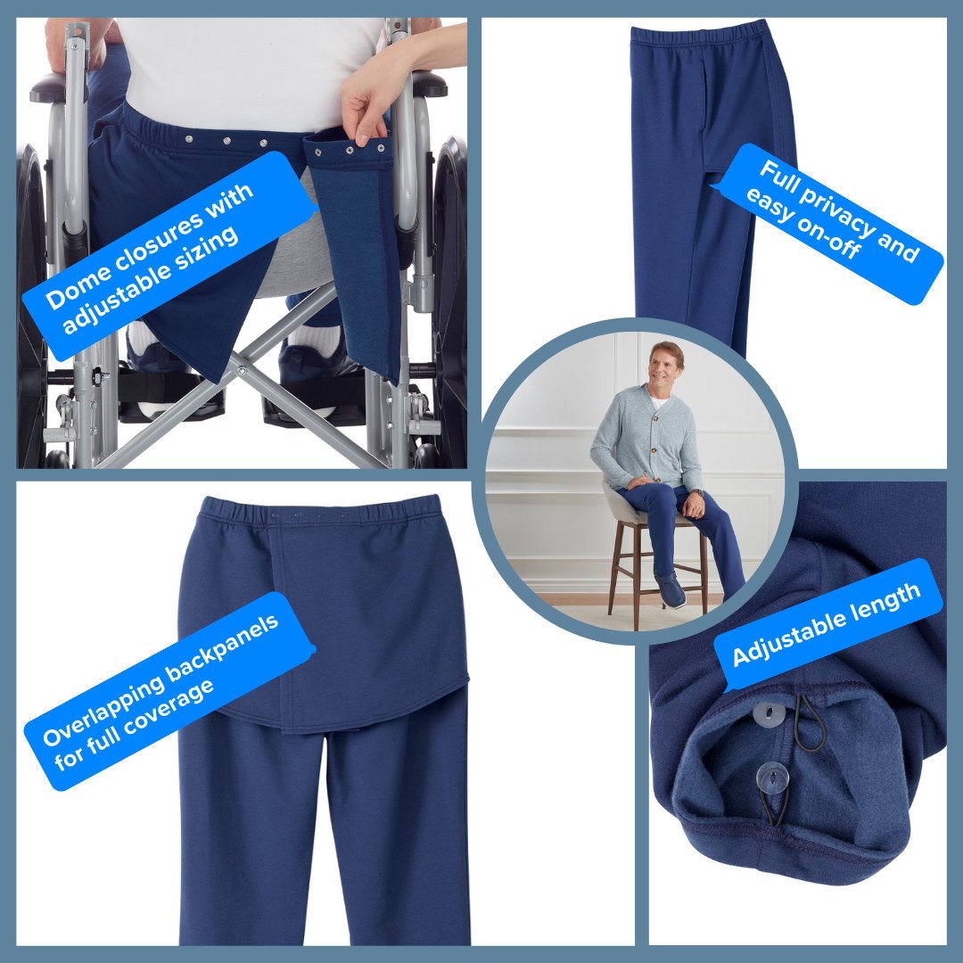 Have you tried our open back pants? We'd love to hear what you think! 

Silverts.com

#testimonial #feedback #fashion #ootd #clothing #adaptivefashion #adaptiveliving #disability #disabled #caregiver #caregiving #inclusion #inclusionmatters #universaldressing