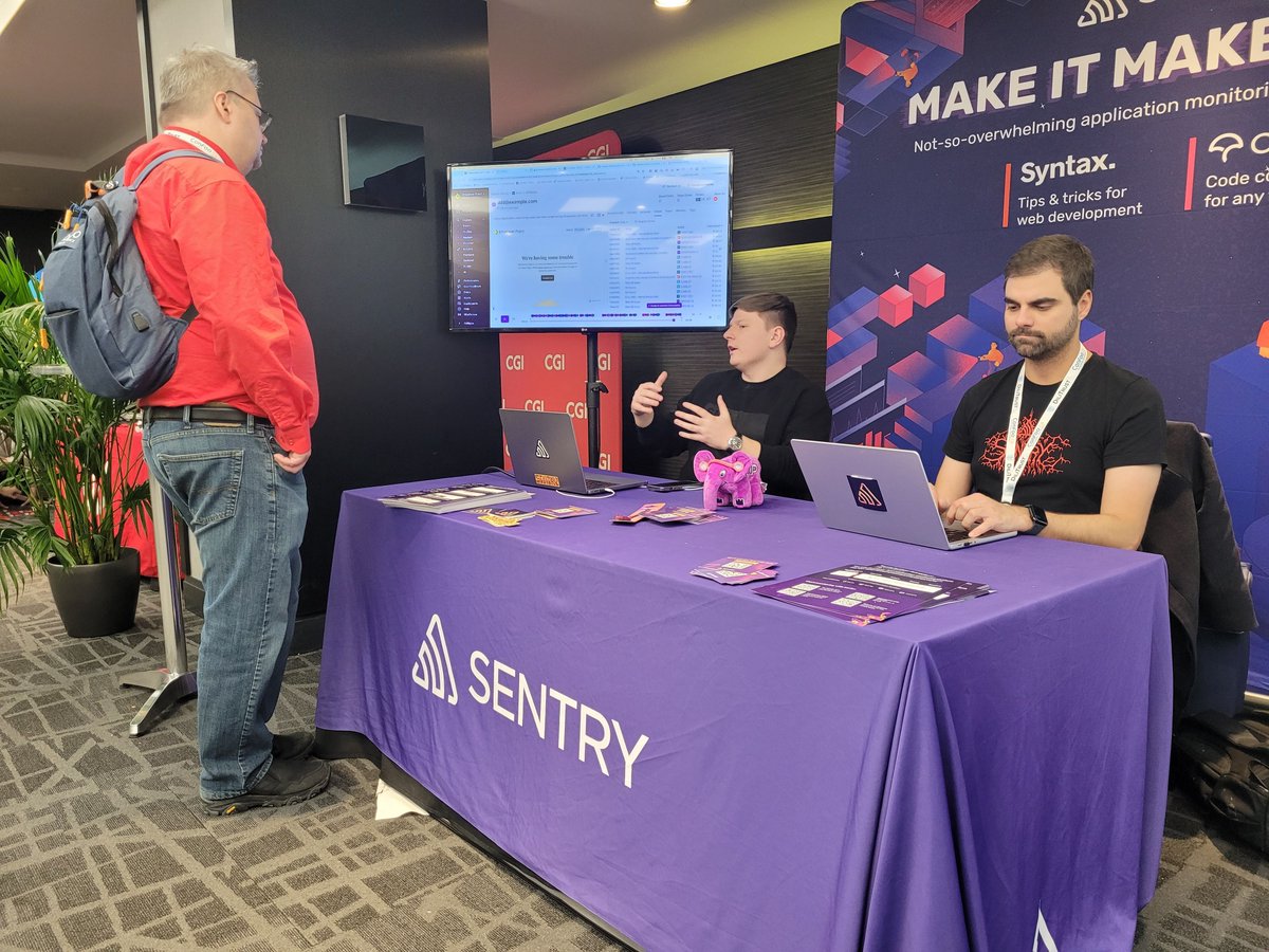 🤝 Have you took some time to meet our sponsors? Great networking opportunities awaits!

A heartful thanks to them for making this event possible. 

#redhat #Vooban #DiliTrust #flighthub #sherweb #progi #cofomo #sensiolab #bciti #CGI #valkey #colab #oracle #zetane #WHCA #sentry