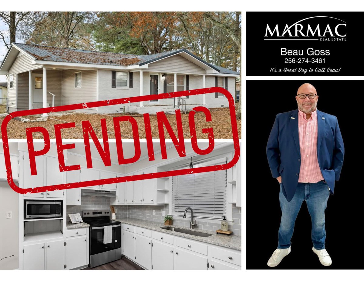 Under contract for this completely updated home in Hartselle. Lets Go! It’s a great day to call Beau! 256-274-3461 #SOLD #Selling #ForSale #Realtor #MarMac #RealEstate #Hartselle #LetsGo #Impact