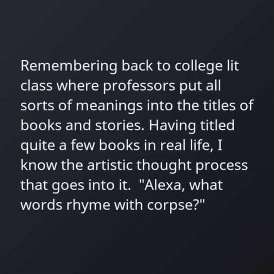 writercynmack's tweet photo. True story https://t.co/091ife8Gdi