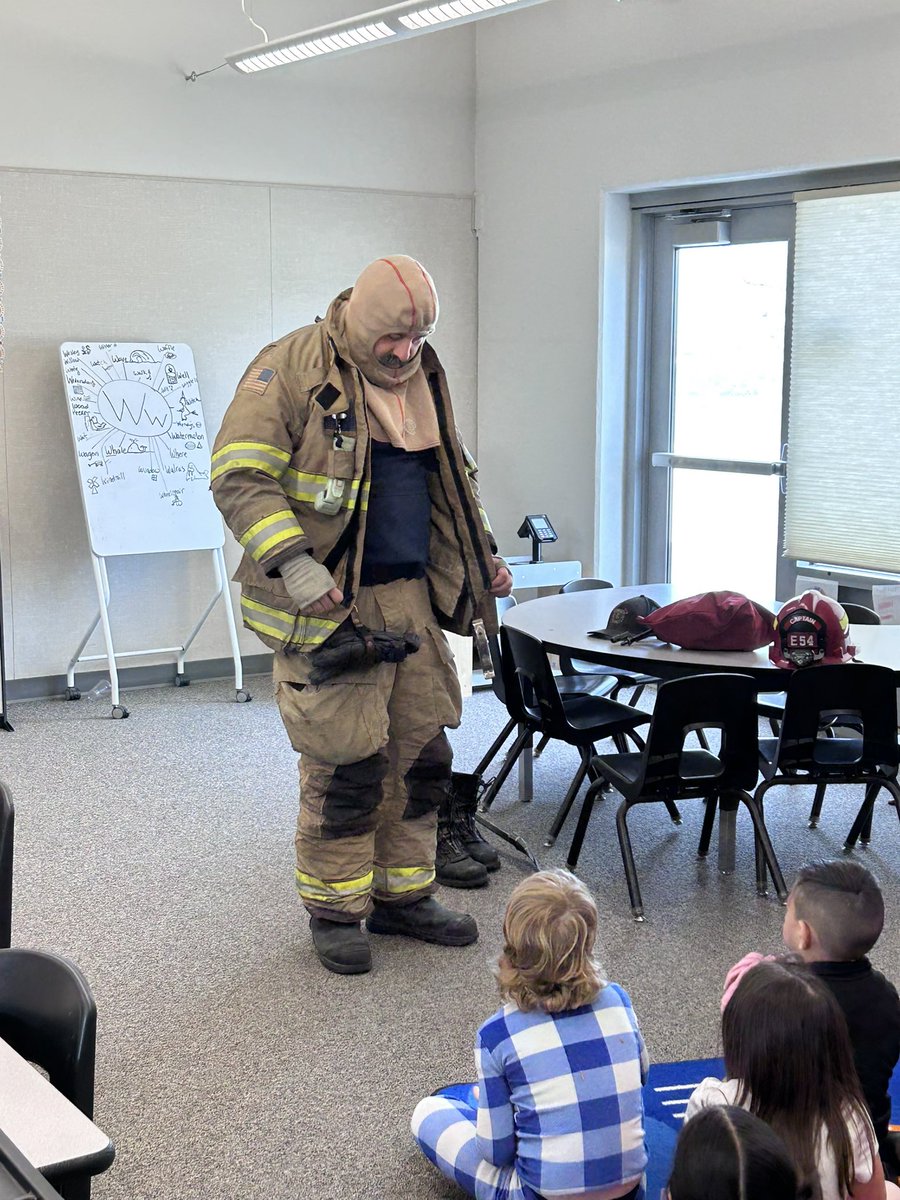 Our TK students learning about their community helpers today! 🚒 #IBinBSD #IBPYP #BurtonExperience