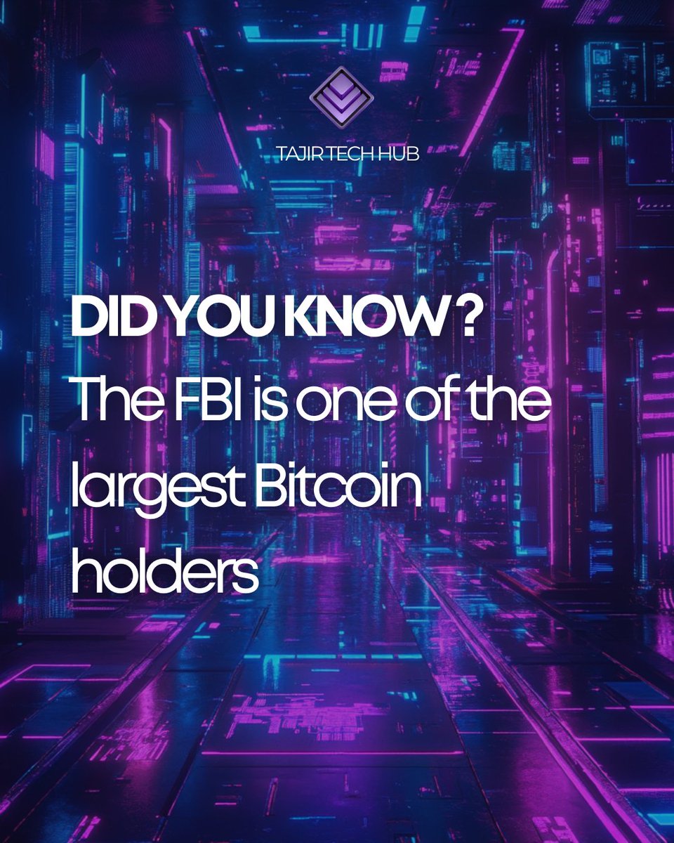 TJRMtoken's tweet image. 💰🚔 After seizing billions in BTC from illegal marketplaces like Silk Road, the FBI became a major Bitcoin holder, with some later auctioned off. 👀 #TJRM #TajirTechHub