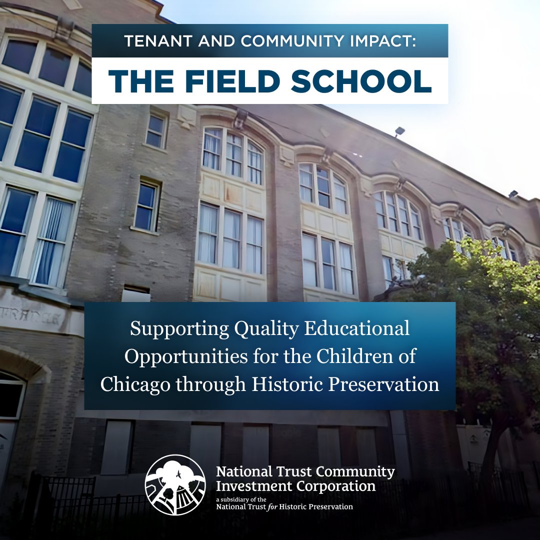 Project Spotlight: The Field School 

We're honored to have helped transform Francis Scott Key School into an innovative center for education while supporting the arts and creating local jobs in Chicago. ntcic.com/projects/field…

#NMTC
