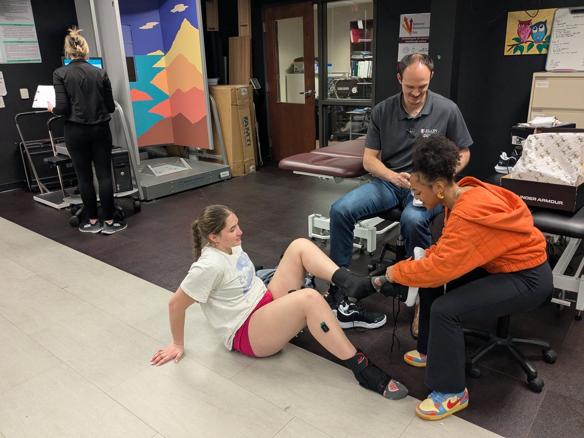 Elon Biomechanics Lab (@elonbiomechlab) on Twitter photo Action time in the <a href="/ElonBiomechLab/">Elon Biomechanics Lab</a> as undergraduate students from <a href="/elonexercisesci/">Elon Exercise Scienc</a> collecting data with their research advisor Dr. Gdovin ! <a href="/elonuniversity/">Elon University</a> <a href="/delsysinc/">Delsys</a> <a href="/AMTI_MultiAxis/">AMTI</a> Action time in the <a href="/ElonBiomechLab/">Elon Biomechanics Lab</a> as undergraduate students from <a href="/elonexercisesci/">Elon Exercise Scienc</a> collecting data with their research advisor Dr. Gdovin ! <a href="/elonuniversity/">Elon University</a> <a href="/delsysinc/">Delsys</a> <a href="/AMTI_MultiAxis/">AMTI</a>
