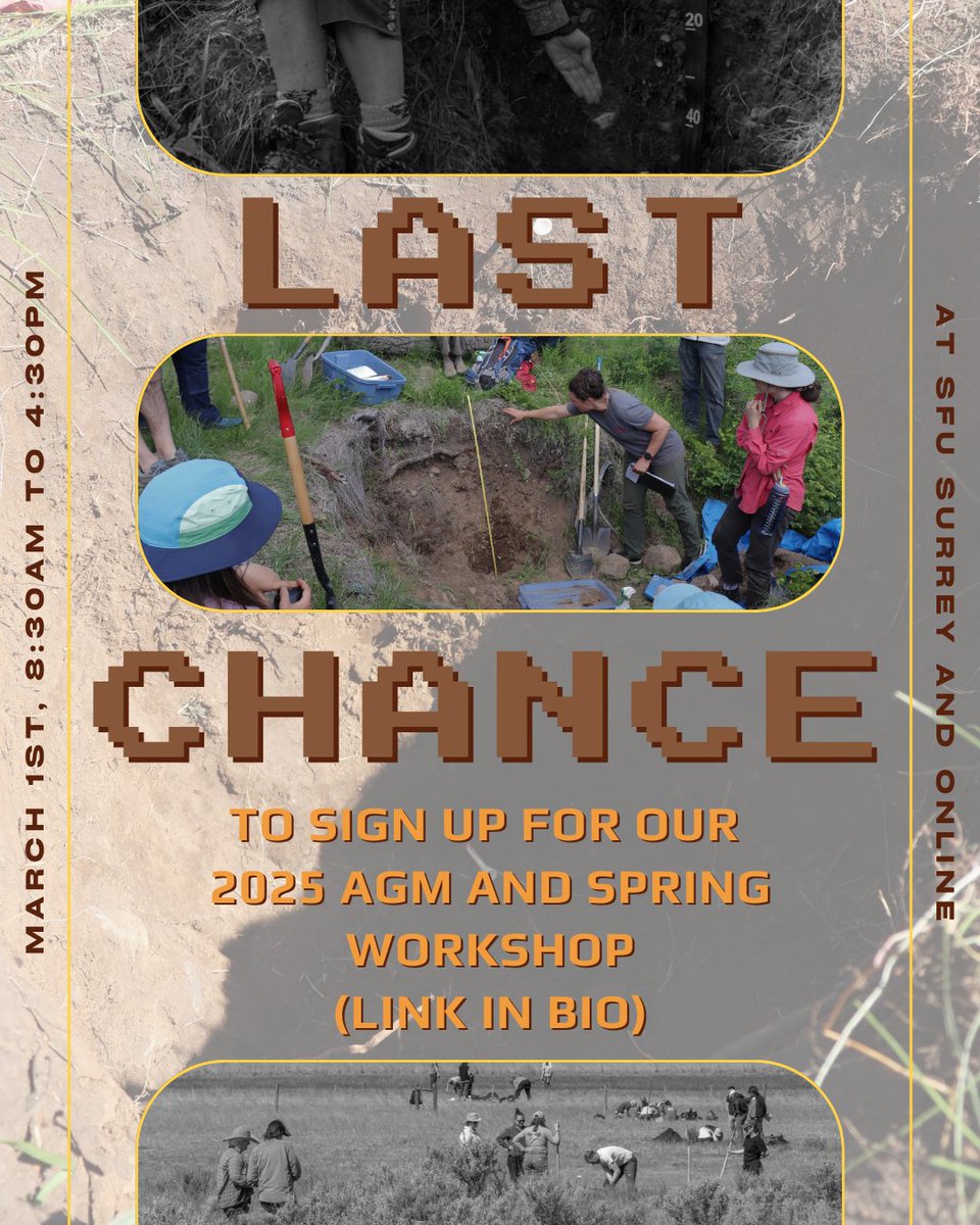 Hey PRSSS! Today is the LAST CHANCE to sign up for our 2025 AGM and Spring Workshop happening tomorrow! Curious about what we're brewing up? Check the link in our bio! See you there!! 🧡🤎