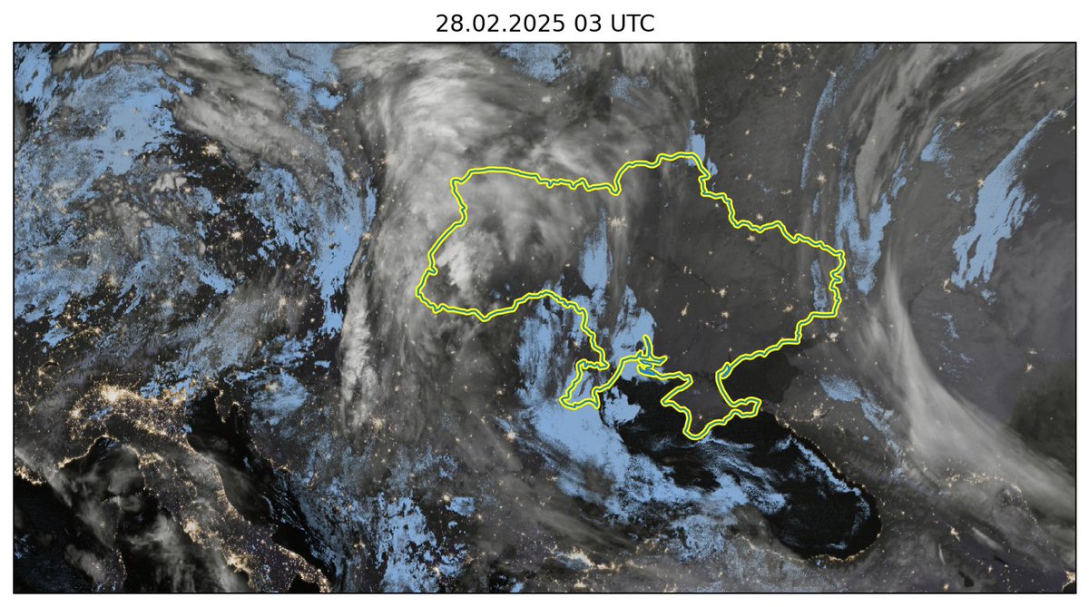 Testing my python scripts for #MTG #satellite data over Europe today.