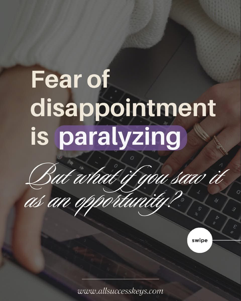 KrisSaintAnge's tweet image. Fear of disappointment is paralyzing. But what if you saw it as an opportunity?
We’ve all been there, hesitating to take action because we’re afraid of failing or letting others down. But what if I told you that disappointment isn’t the enemy?
.
#success #keystosuccess #growth