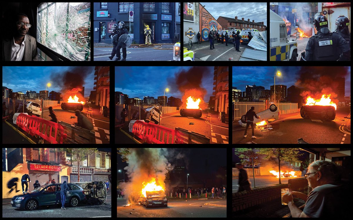 1st Reportage - BELFAST RACE VIOLENCE - Liam McBurney, Razorpix <a href="/RAZORPIX/">Liam McBurney</a> #pressphotographers