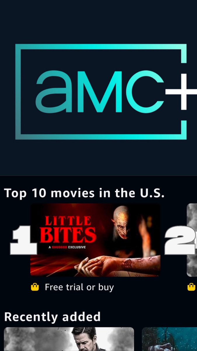 Little Bites, a movie that I wrote and directed is the number one movie on AMC+