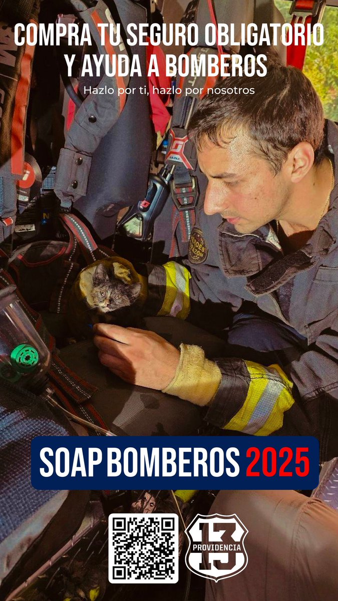 COMPRANDO TU SOAP 2025 PUEDES AYUDAR BOMBEROS 
soapbomberos.cl/yo-apoyo/13-co… 
Entra y sigue las instrucciones, al final podrás ayudar a la 13 Compañía de Bomberos "Providencia".