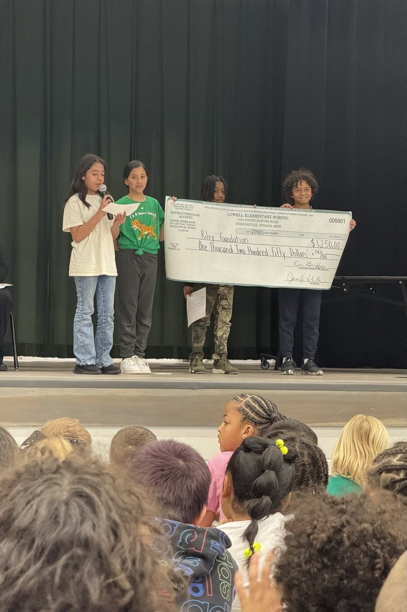 Words can’t express the amount of JOY I had during Lowell’s Kindness and Justice Challenge. Ss showed hundreds of kind and just acts and raised over $5,200 for Am. Heart Association, Riley, Warren Early Childhood Center, &amp; Rosie’s Animal Shelter! <a href="/msdwarren/">MSD of Warren Township</a> <a href="/LowellElementa1/">Lowell Elementary</a>