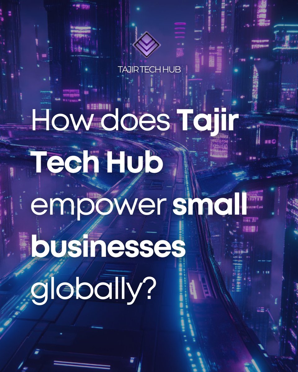 TJRMtoken's tweet image. 🌍 Tajir Tech Hub helps small businesses grow globally by connecting them with verified buyers, reducing transaction costs, and optimizing operations with AI-powered tools. 🚀 #TJRM #TajirTechHub