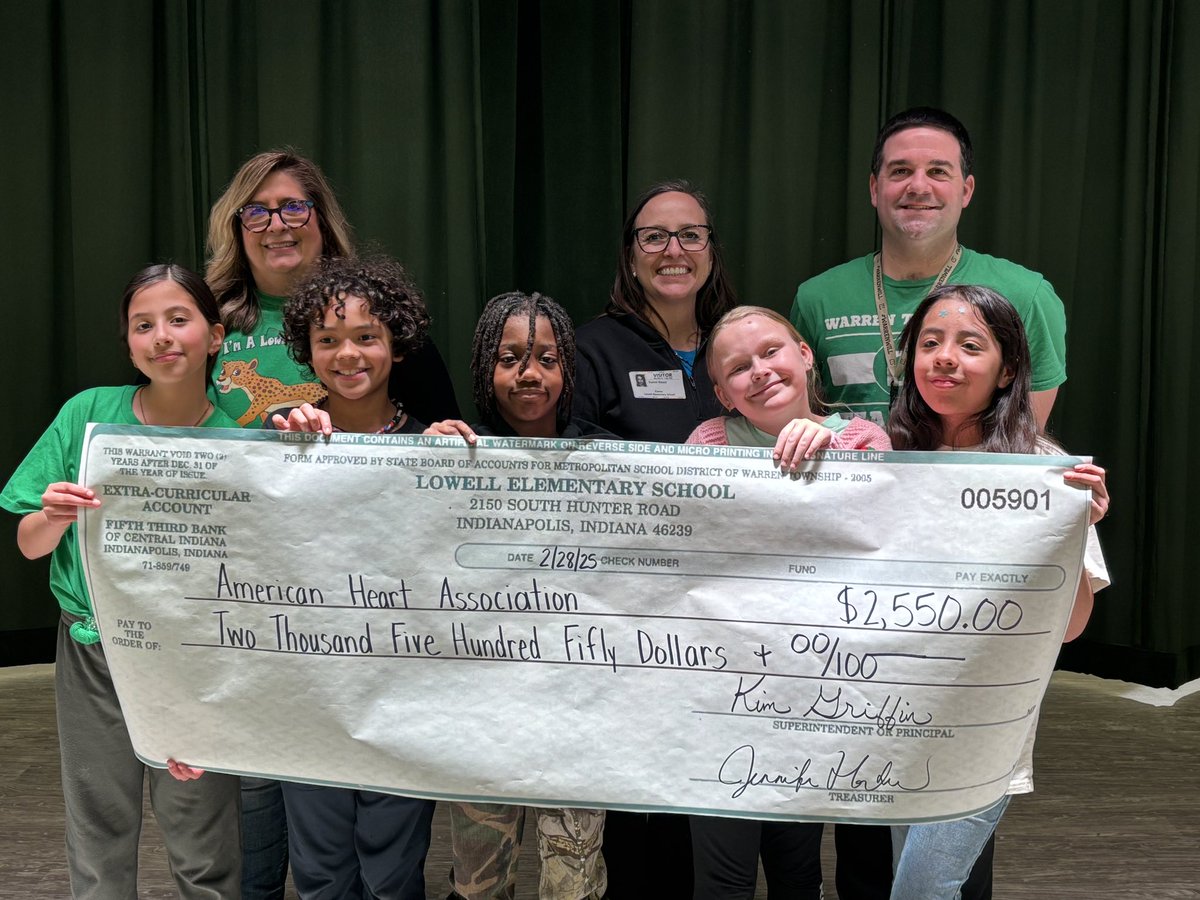 Words can’t express the amount of JOY I had during Lowell’s Kindness and Justice Challenge. Ss showed hundreds of kind and just acts and raised over $5,200 for Am. Heart Association, Riley, Warren Early Childhood Center, &amp; Rosie’s Animal Shelter! <a href="/msdwarren/">MSD of Warren Township</a> <a href="/LowellElementa1/">Lowell Elementary</a>