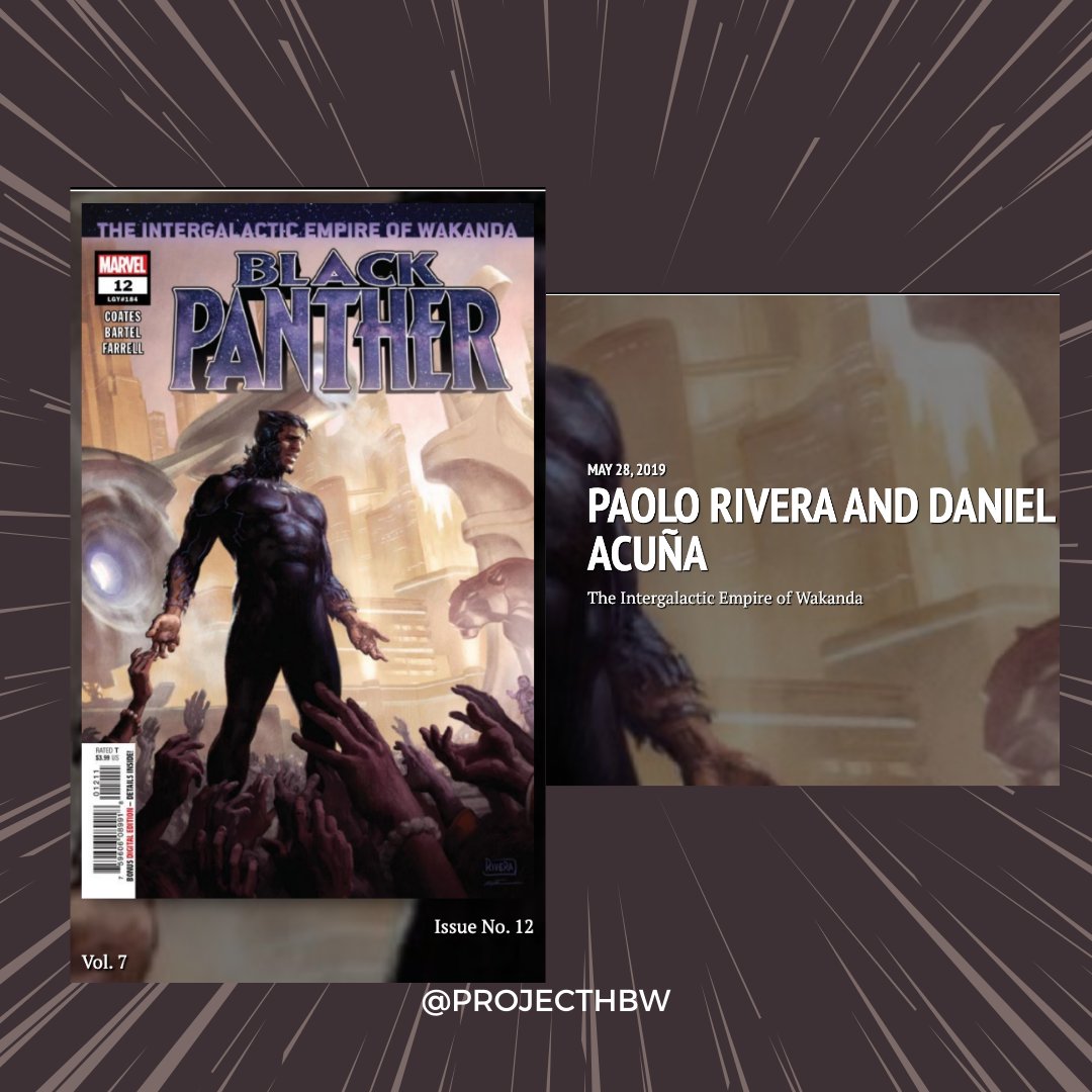 🖤 Wakanda Forever! 

#BlackPanther #WakandaForever #BlackComic #ComicBookCulture #GraphicNovels #RemarkableReceptions #ProjectHBW #BlackHistoryMonth #BlackHistory #BLNet