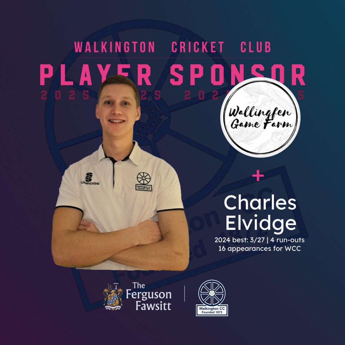 ￼More thanks from the club - kindly sponsoring local player Charles Elvidge is the generous Wallingfen Game Farm.
•
Fundraising continues for replacing aging club &amp; field equipment, &amp; future club projects.
From as little as £30
•Tap for overview: 
beacons.ai/walkingtoncc