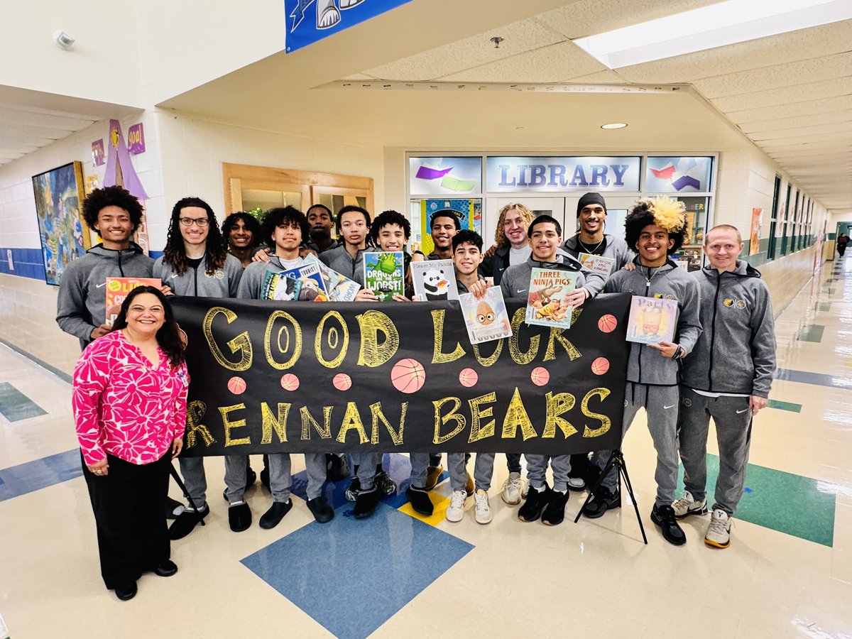 NISDWernli's tweet image. Thank you, Brennan Basketball team for helping our Wildcats Read to the Final Four. Your leadership on &amp;amp; off the court shows how incredible your team is. We wish you the best of luck on your journey to the state title! Go Bears! @NISDBrennan @lorimshaw @mrsfeldt5 @WernliLibrary