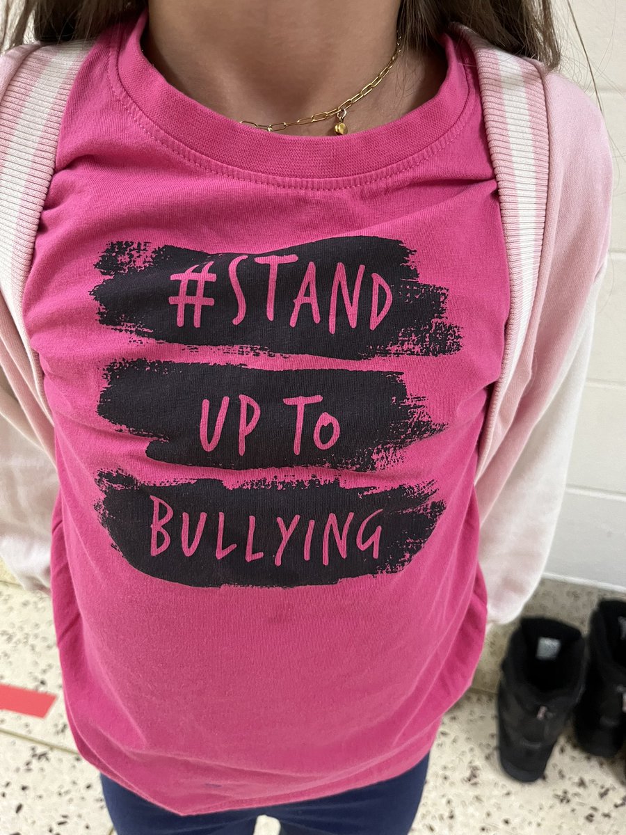 Standing up against bullying. Jaguars wear PINK to bring awareness to anti-bullying at St. Joes!