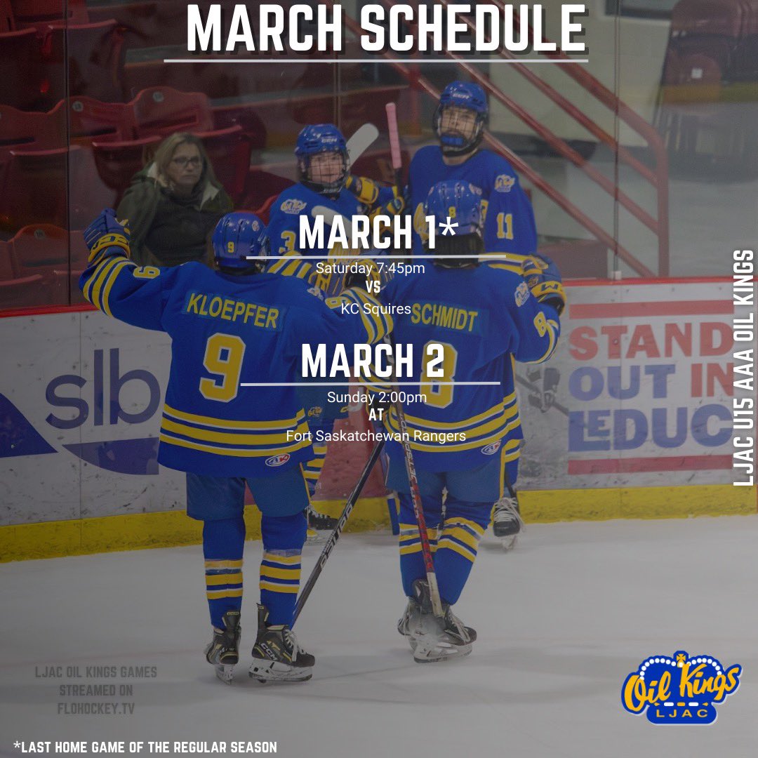 March Schedule