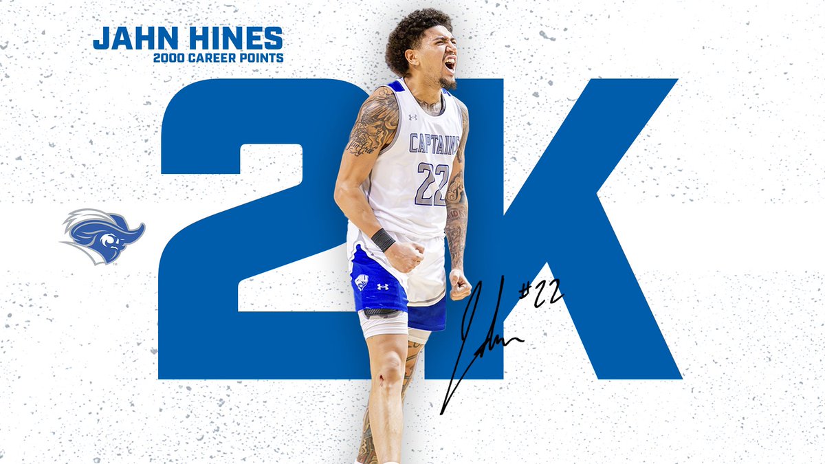 CNU Athletics (@cnuathletics) on Twitter photo 2,000 POINTS! 👑 🏀
Jahn Hines becomes just the 2nd player to reach 2,000 career points for <a href="/CNUHoops_/">Christopher Newport Men's Basketball</a>
✅ <a href="/C2CAthConf/">Coast-To-Coast Athletic Conference</a> Scoring Champ
✅ 3x All-American
✅ 3x <a href="/NABC1927/">NABC</a> & <a href="/d3hoops/">D3hoops/Patrick Coleman</a> 1st Tm All-Region
✅ 3x C2C POY / 4x 1st Tm All-C2C
✅ ‘23 <a href="/NCAADIII/">NCAA Division III</a> National Champion
#d3hoops 2,000 POINTS! 👑 🏀
Jahn Hines becomes just the 2nd player to reach 2,000 career points for <a href="/CNUHoops_/">Christopher Newport Men's Basketball</a>
✅ <a href="/C2CAthConf/">Coast-To-Coast Athletic Conference</a> Scoring Champ
✅ 3x All-American
✅ 3x <a href="/NABC1927/">NABC</a> & <a href="/d3hoops/">D3hoops/Patrick Coleman</a> 1st Tm All-Region
✅ 3x C2C POY / 4x 1st Tm All-C2C
✅ ‘23 <a href="/NCAADIII/">NCAA Division III</a> National Champion
#d3hoops