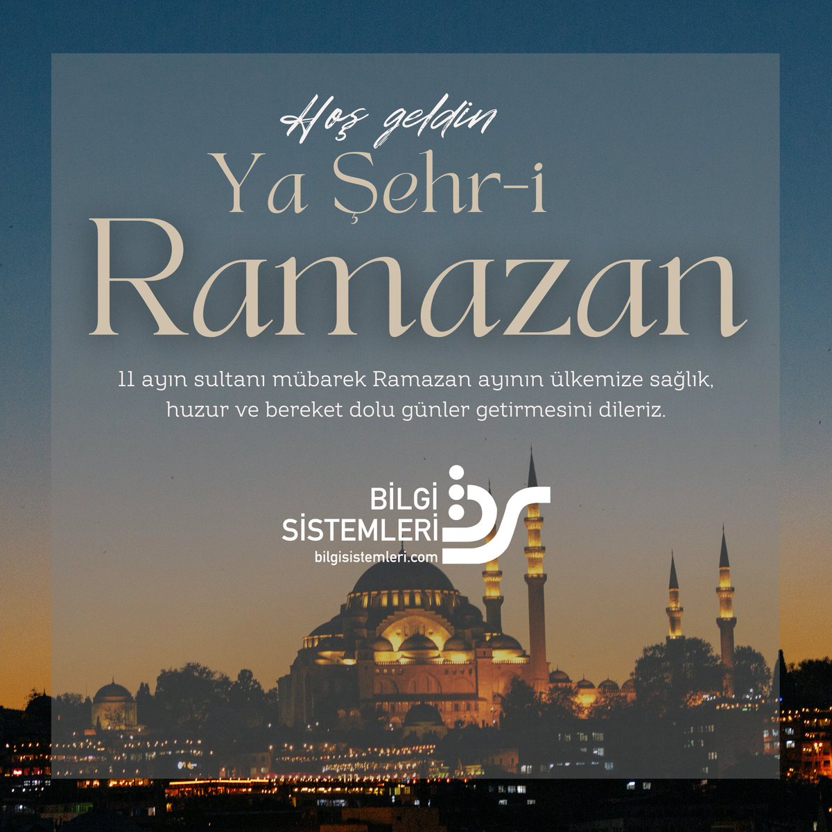 Ramazan ayının huzur, sağlık ve bereket getirmesi dileğiyle... Hoş geldin Ya Şehr-i Ramazan! 🌙✨