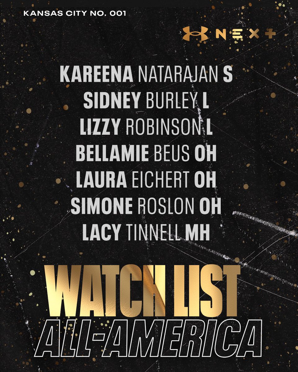 Winner winner🥳 Congratulations to our All-America invite and MVPs! And to those on the All-America Watch-List, who we will continue to keep a close eye on throughout the season! #uanext