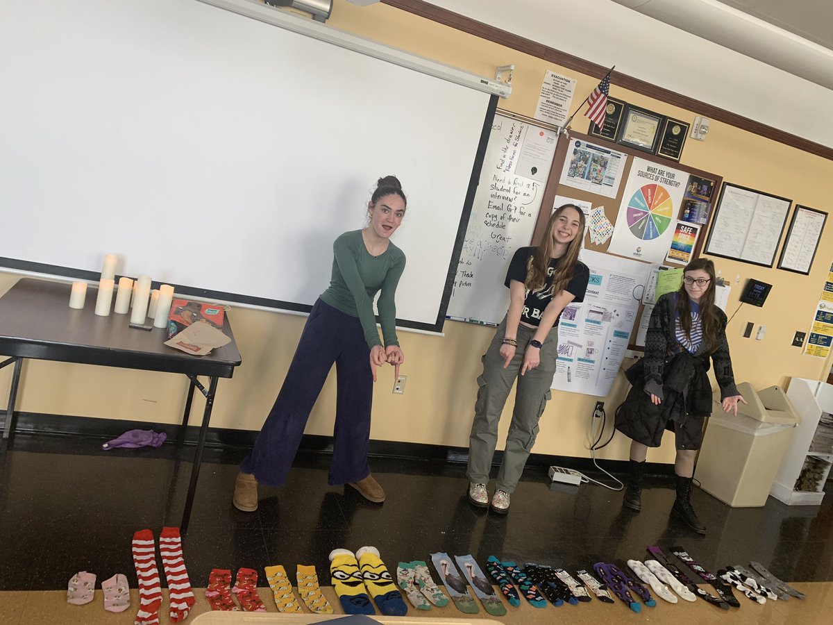 Happy Birthday Friday to our Chatterboxers born in February, and also fun sock Friday!