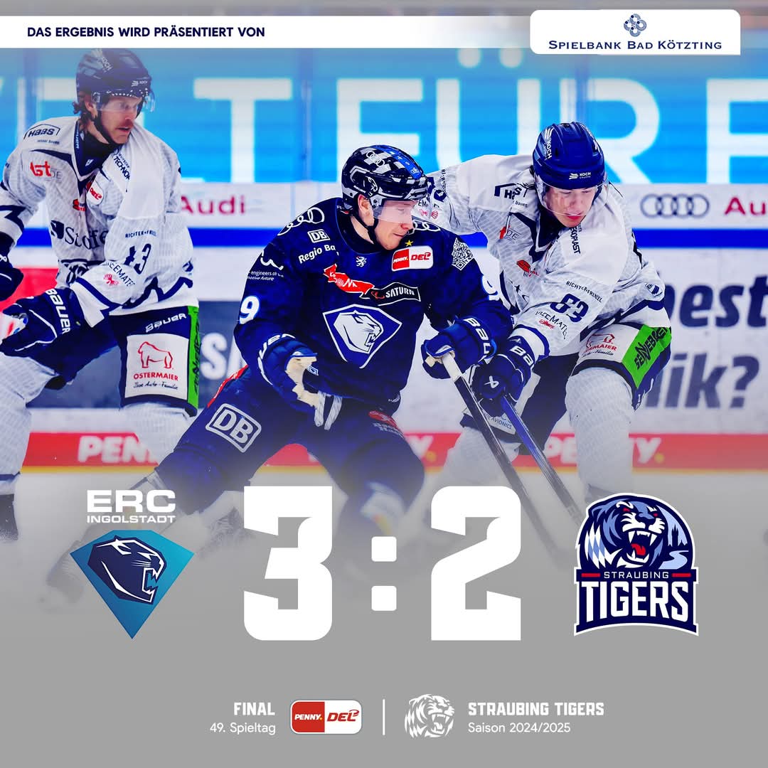 srtigersfans's tweet photo. Gutes Auswärtsspiel - knappe Niederlage bei Hauptrundensieger Ingolstadt!
#INGvsSTR | #PENNYDEL
#tigershockey https://t.co/G1oJ6AfFEu