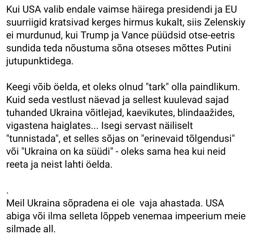 Toomas Roolaiult <a href="/toomasroolaid/">Toomas Roolaid</a> FBs väga oluline point (eriti see keskmine lõik):